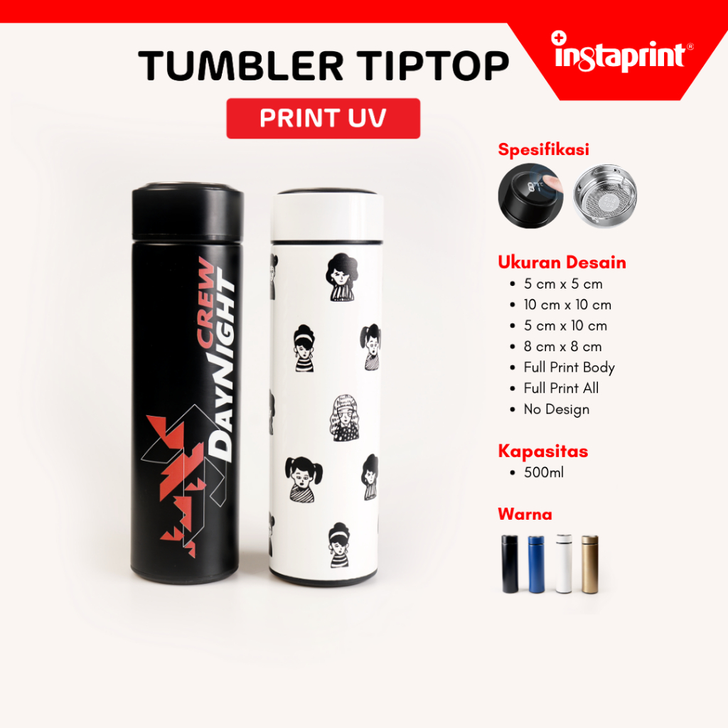Jual Tumbler Tiptop custom print uv,merchandise tumbler tiptop print ...