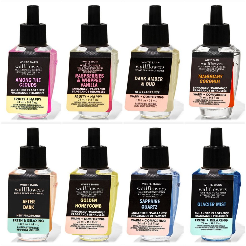 Jual [SAS BIG SALE!!] BBW WALLFLOWERS REFILL - Sapphire Quartz, After Dark,  Glacier Mist, Raspberry Whipped Vanilla, Dark Amber Oud, Among The Clouds,  Golden Honey, Mahogany Coconut, Cinnamon Spice Vanilla, Indigo Paradise |