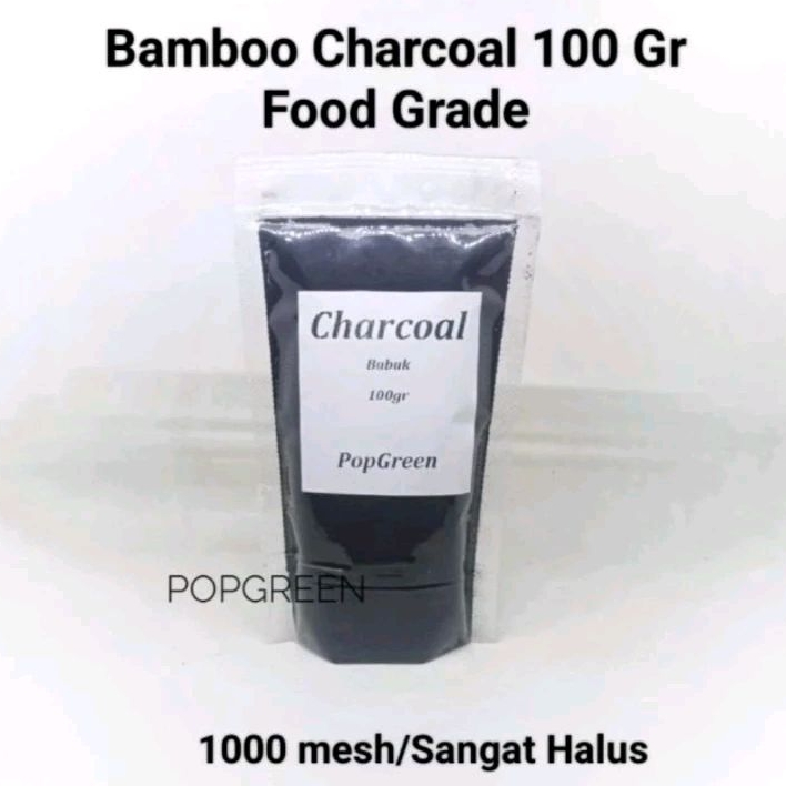 Jual Aktivated Charcoal Powder 100 gr / Arang Bambu Aktif / Food Grade ...