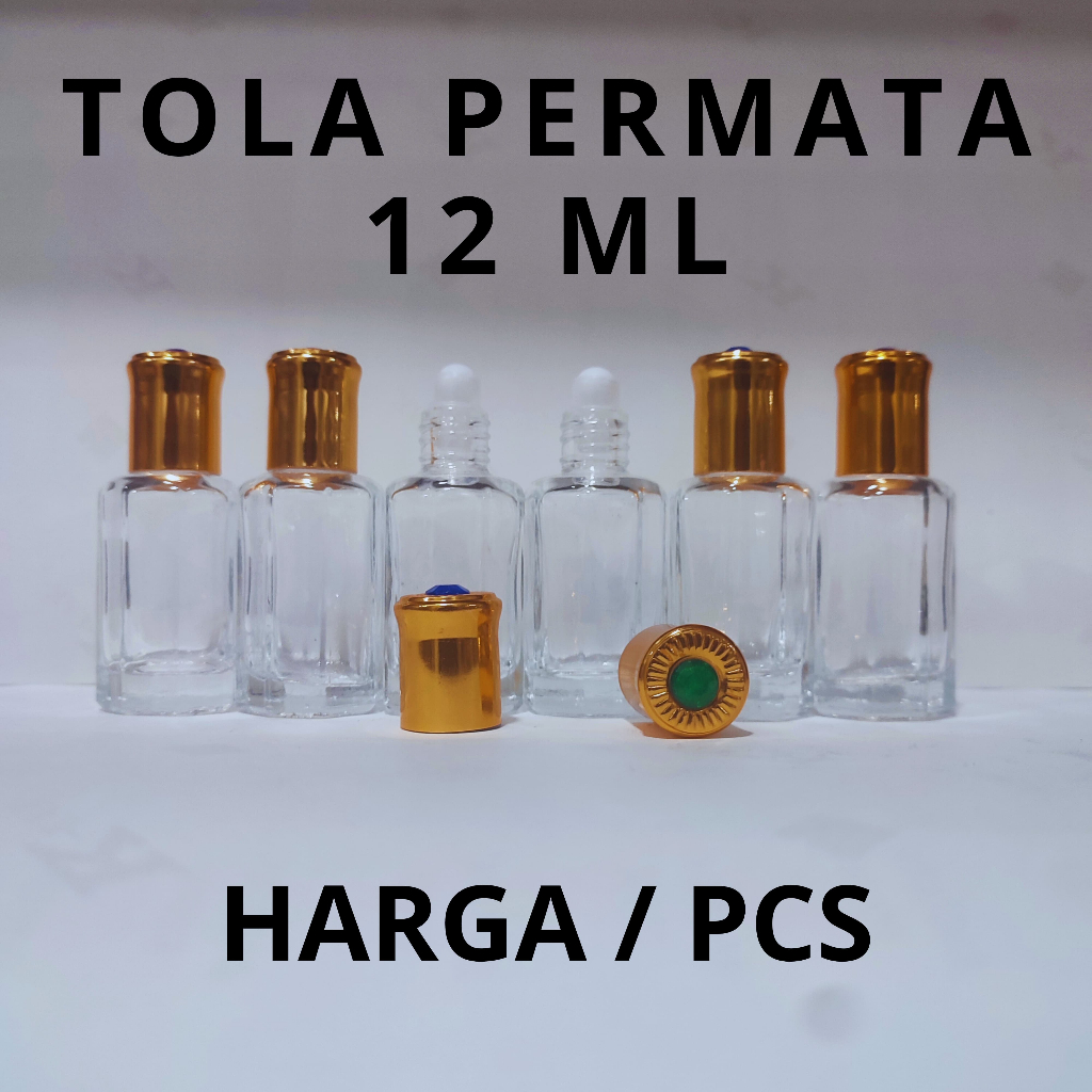 Jual (1 PCS) TOLA PERMATA 12 ML HARGA PERPCS.BOTOL ROLL ON TOLA PERMATA ...