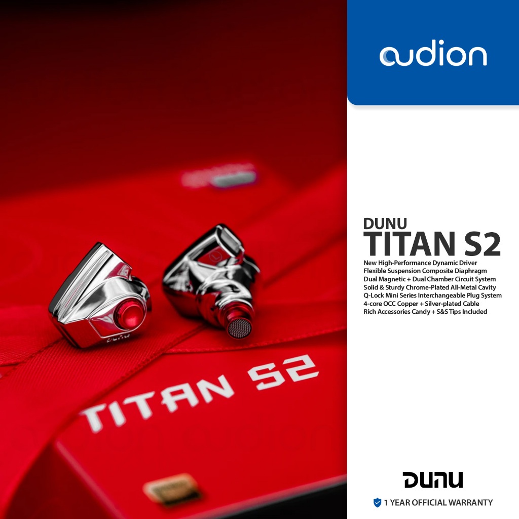 Jual DUNU TITAN S2 New-Generation Single Dynamic Driver Q-Lock Mini In ...