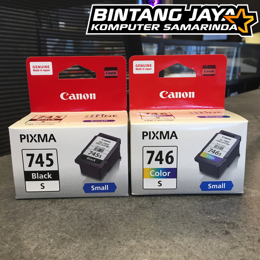 Jual Cartridge Printer Canon Pixma 746S Color/Warna & 745S Black/Hitam ...
