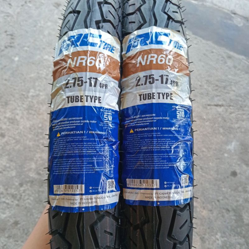 berapa harga ban irc ukuran 275 ring 17