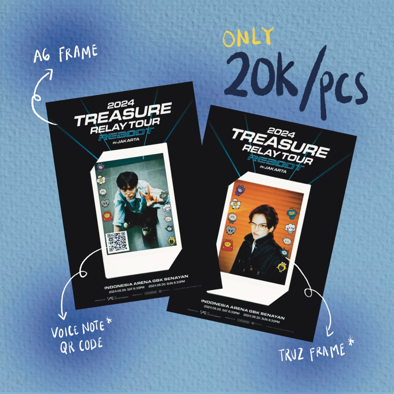 Jual CETAK POLAROID ASLI + FRAME [TREASURE REBOOT] by @polaroid.konser