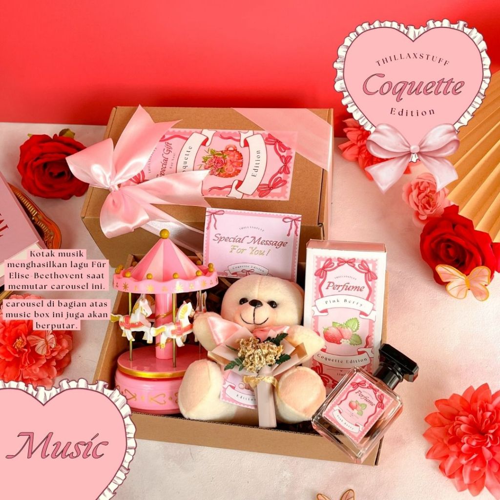 Jual [COQUETTE EDITION - MUSIC] KADO MUSIK BOX MUSIC BOX ULANG TAHUN ...