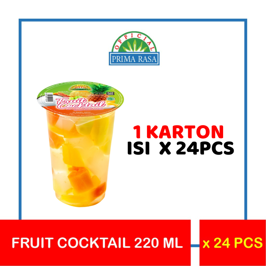 Jual PRIMA RASA Fruit Cocktail 220 ml - 24 pcs | Shopee Indonesia