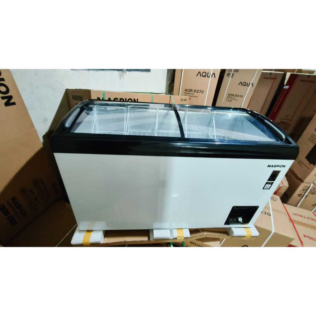 Jual MASPION UFH 400 CFK CHEST FREEZER BOX 400 LITER LEMARI PEMBEKU ...