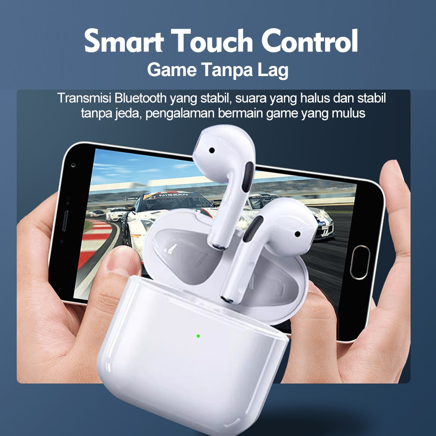 Jual TWS Pro 4 Headset Bluetooth Olahraga Tahan Air Wireless Earphone ...