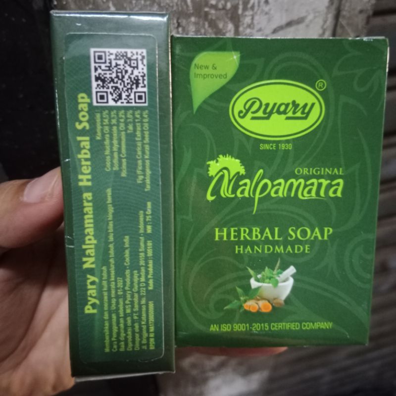Jual pyari nalpamara herbal soap original barcode | Shopee Indonesia