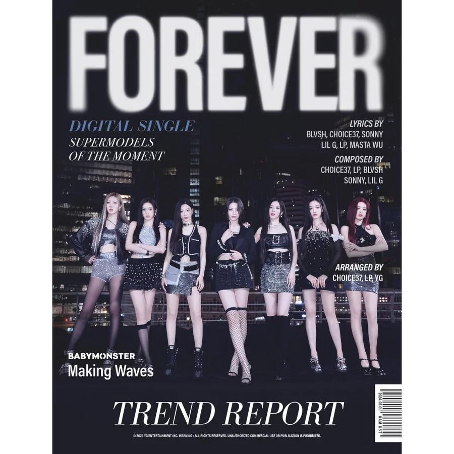 Poster Baby Monster Forever dan Kpop A4 A5 A6 untuk Penggemar Musik dan Koleksi