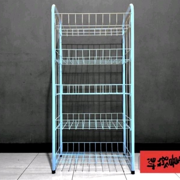 Jual Rak serbaguna jumbo susun 5 besi tebal/Rak chiki/Rak besi/Rak toko ...
