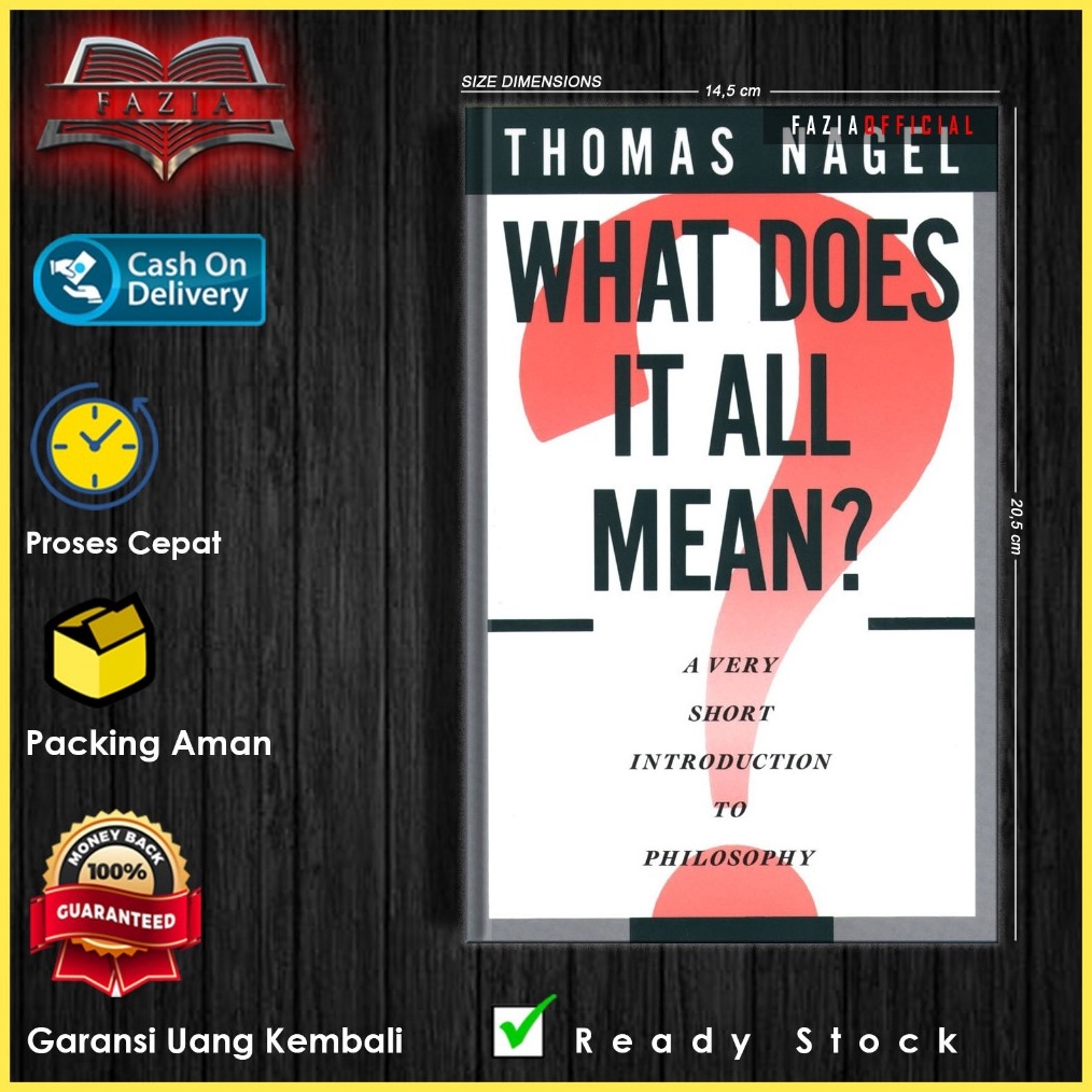 Jual TREND AWAL TAHUN What Does It All Mean by Thomas Nagel English