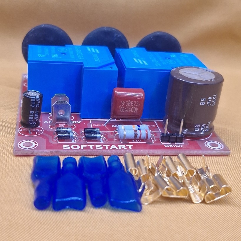 Jual KIT SOFT START AUDIO DOBEL RELAY + NTC JUMBO PREMIUM . paket skun ...