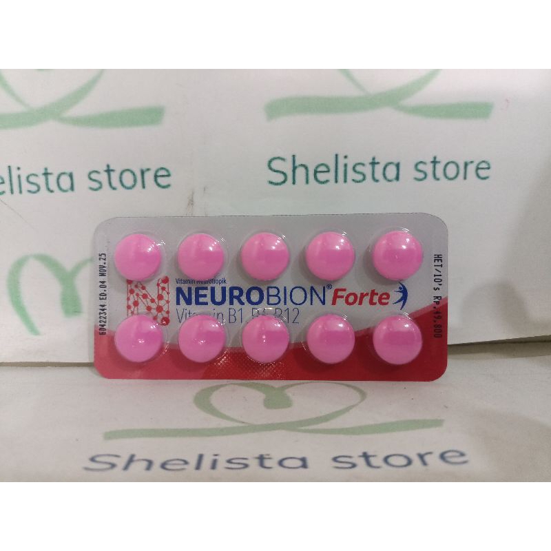 Jual Neurobion Forte Pink Strip 10 Tablet (per Strip) | Shopee Indonesia