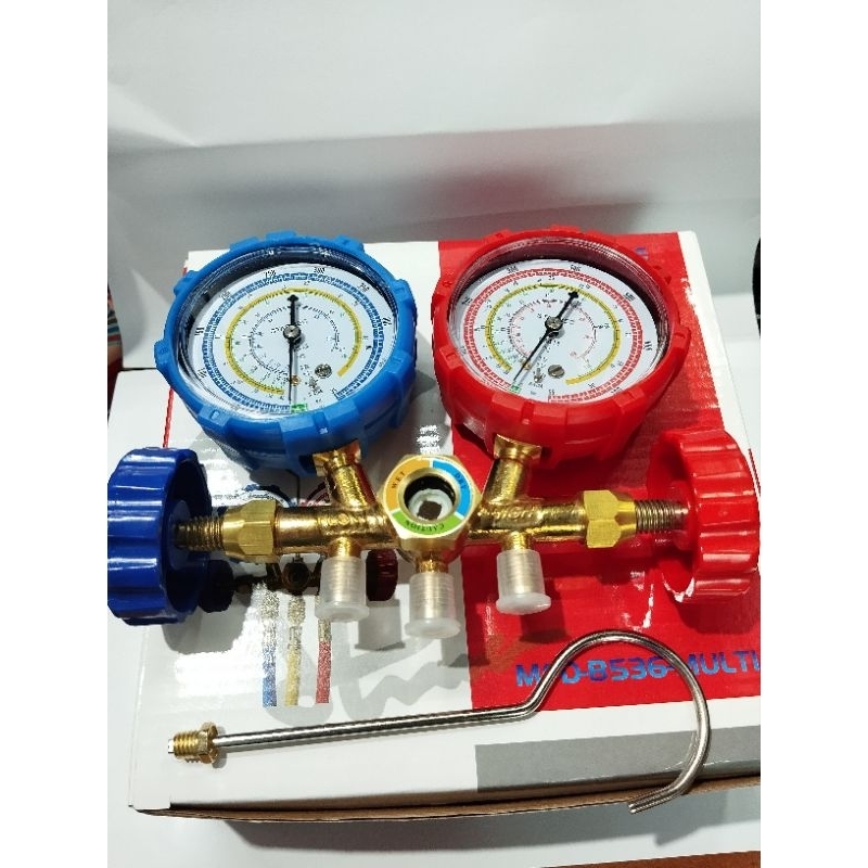 Jual Testing manifold Double Multi R410/R32/R22/R134 TANPA SELANG ...
