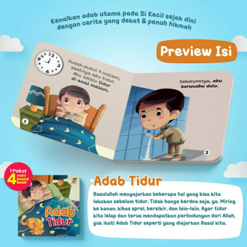 Jual ZiyadBooks - My First Book Of Adab Board Book Buku Bayi 0 bulan 3 ...