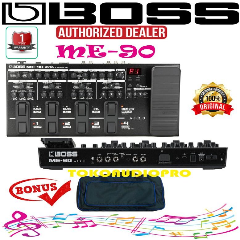 Jual Efek Boss ME-90 Guitar Multi-effects Pedal Boss ME90 Multi Efek ...