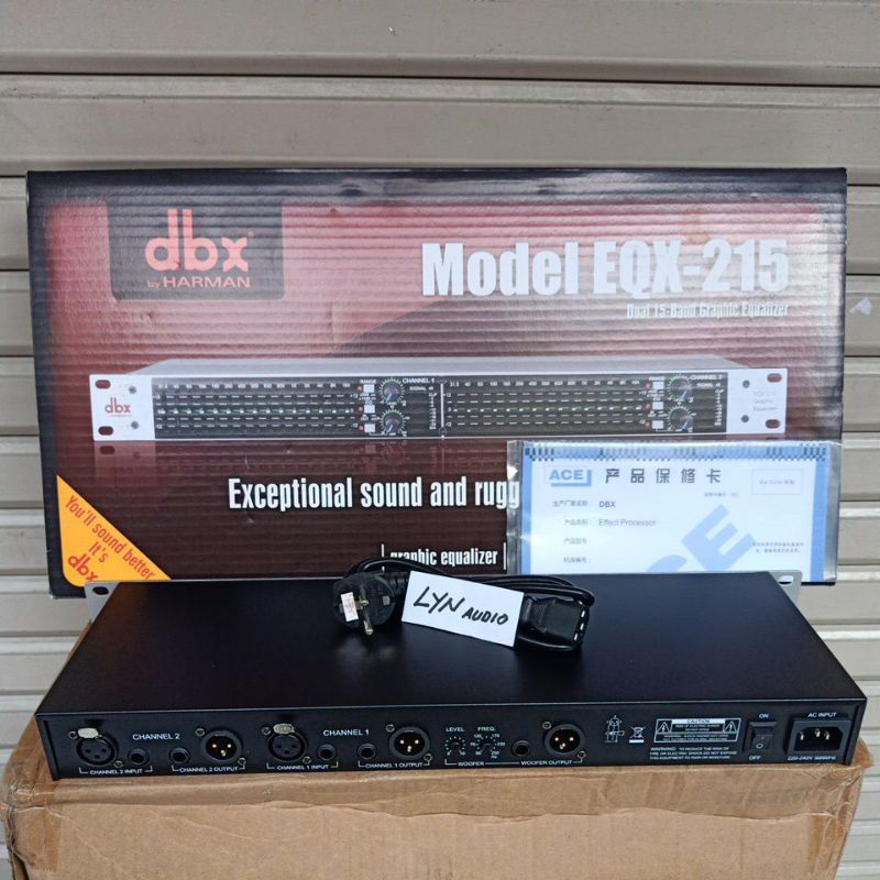 Jual EQUALIZER DBX EQX215 SUB 2X15 BAND OUTPUT SUBWOOFER EQX 215 SUB ...