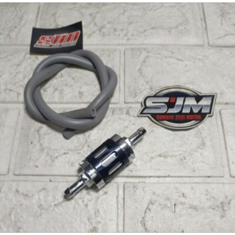 Jual saringan filter bensin dan slang bensin POSH WARNA HITAM v80 Alfa