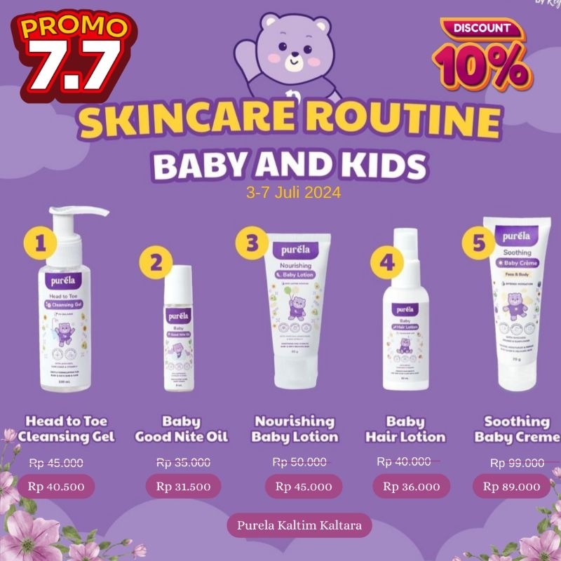 Jual Purela By Reglow Shoothing Baby Creme Mengatasi Iritasi Beruntusan ...