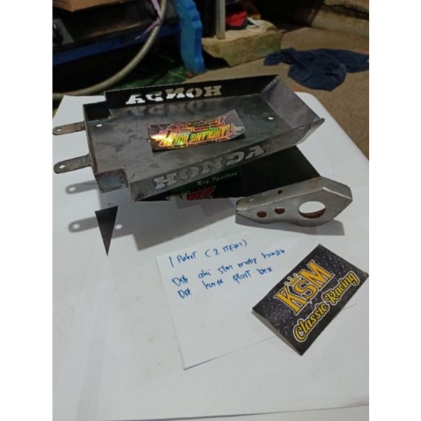 Jual Wadah aki slim bahan mentah model Honda/set pangkon Kontak boy