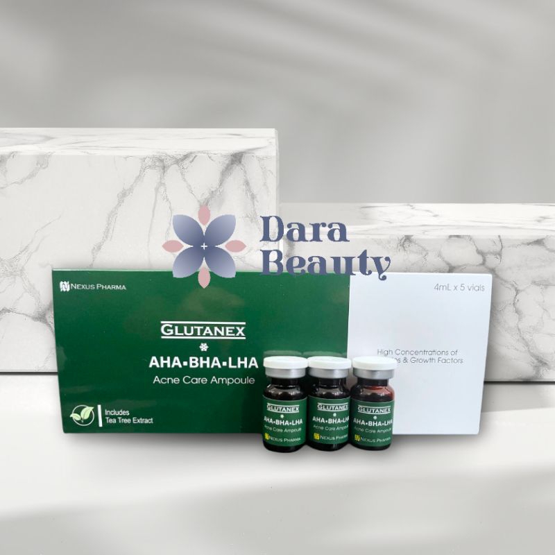 Jual Glutanex AHA-BHA-LHA Acne Ampoule | Pengganti Accunex | Shopee ...