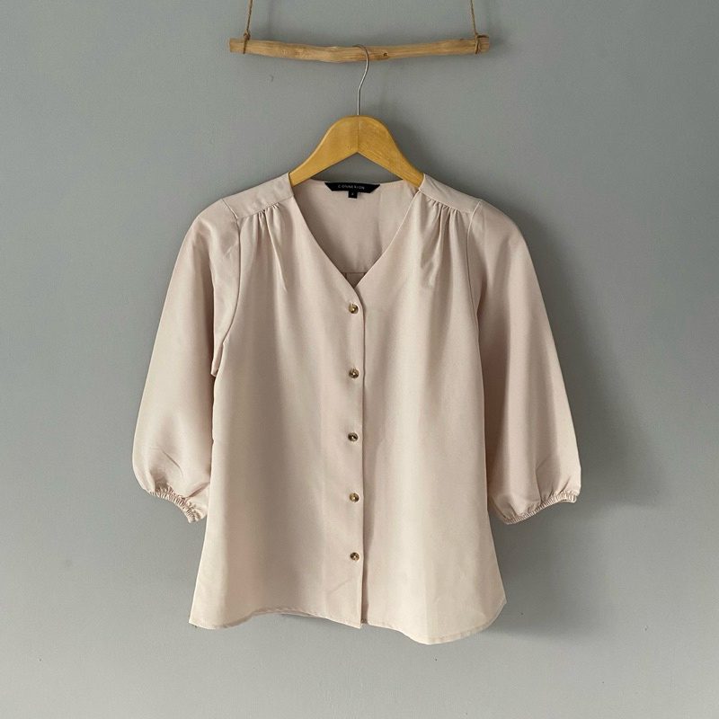 Connexion 3/4 Blouse With Button Ballon main image 0