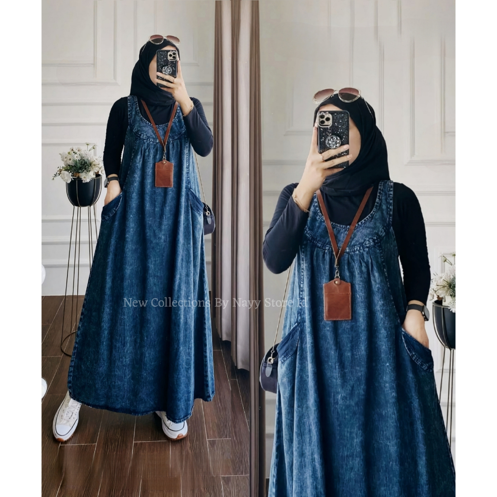 Baju dress jeans sale
