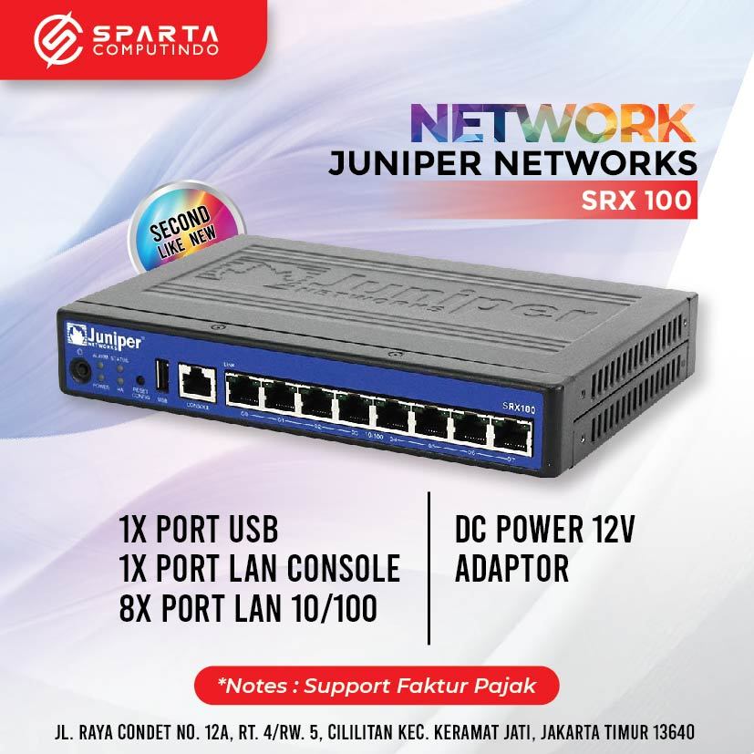 Juniper Networks SRX100 生々しく 有線LANルーター
