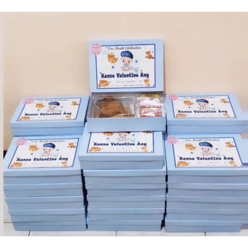 Jual Hampers paket standart manyue baby one month/bingkisan bayi 1 ...