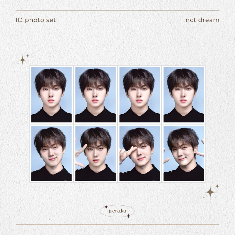 Jual Nct Dream Id Photo Set Lembar Foto Mark Renjun Jeno Haechan