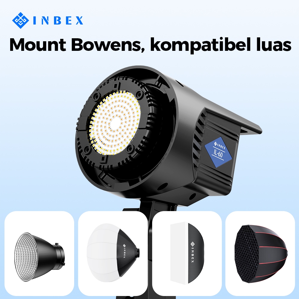 Jual INBEX IL60 Lighting Studio 60W Kecerahan Tinggi Kontent Kreator ...