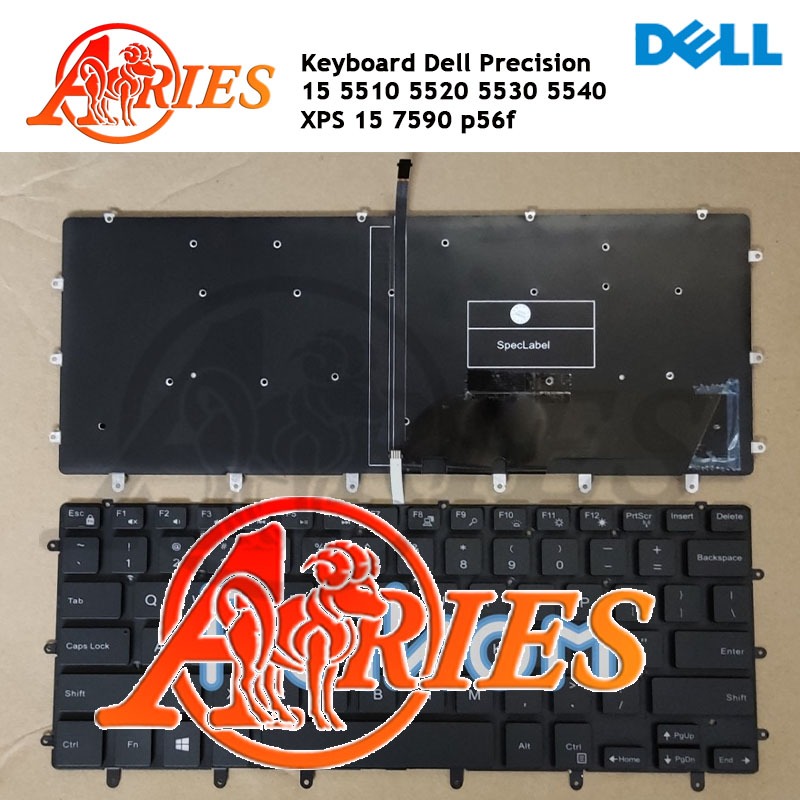 Jual Keyboard Laptop Dell Precision 15 5510 5520 5530 5540 XPS 15 7590 ...