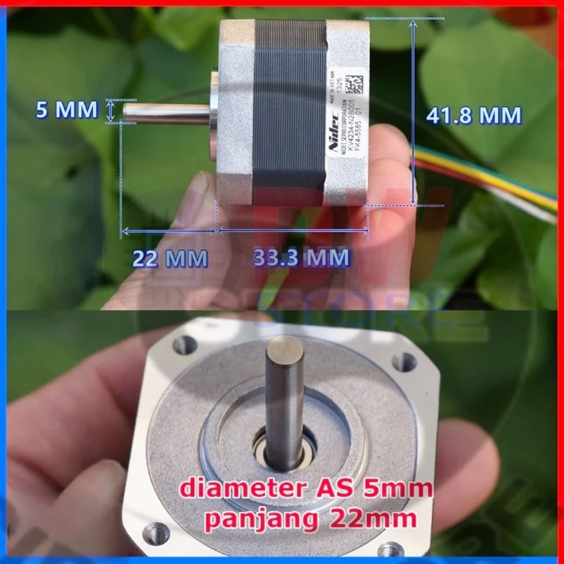 Jual CNC 3D Printer Stepper Motor 42 Nema17 Nema 17 High Quality 1.8 ...