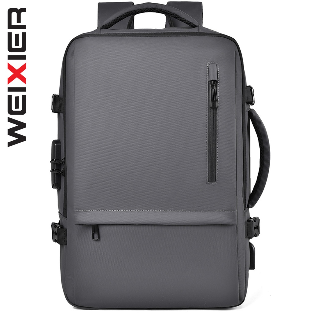 Jual WEIXIER B694 Tas Punggung Pria Ransel Laptop Expandable USB Port ...