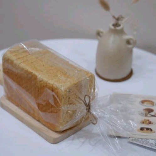 Jual Plastik OPP POLOS Roti Tawar Uk. 29x35 + Gaset 5cm (50 lbr ...