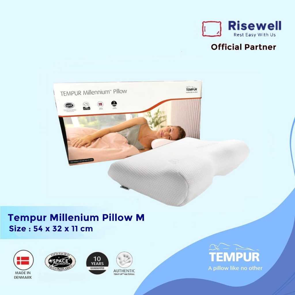 Jual Bantal Tempur Millenium - Size M | Tempur Pillow Memory Foam