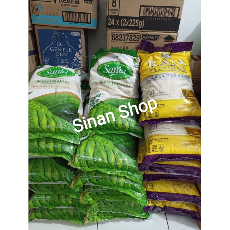 Jual BERAS Sania dan Raja 5KG | Shopee Indonesia