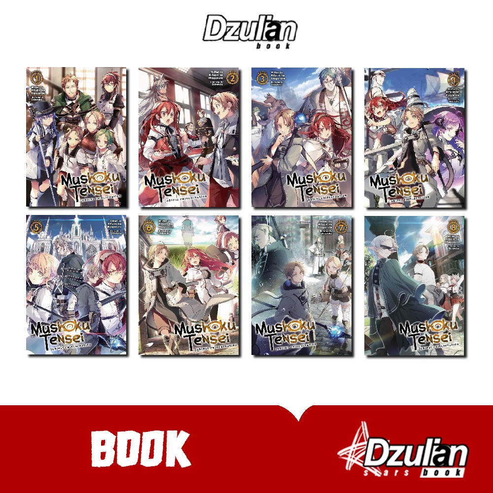 Jual Light Novel Mushoku Tensei : Jobless Reincarnation Vol 1-26 ...