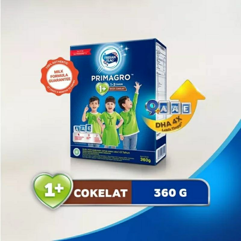 Jual PRIMAGRO 1+ Susu Formula Rasa Cokelat 360g | Shopee Indonesia
