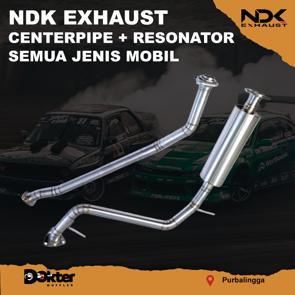 Jual CENTERPIPE + RESONATOR RACING MOBIL NDK EXHAUTS RESONATOR ...