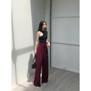 BODYESCAPE Sava Pant Celana Kulot Panjang Jatuh Flowy