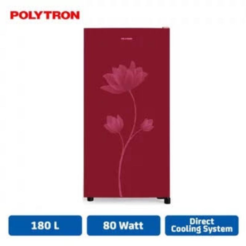 Jual Kulkas 1 Pintu Polytron PRB-189 Merah 180Liter Garansi Resmi ...
