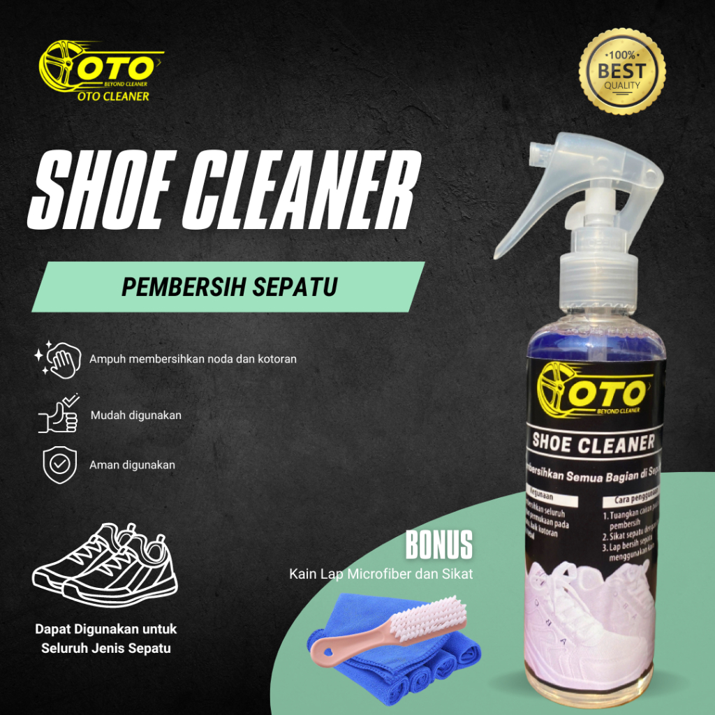 Jual Cairan Pembersih Sepatu Tanpa Bilas Paling Ampuh - Free Applicator ...
