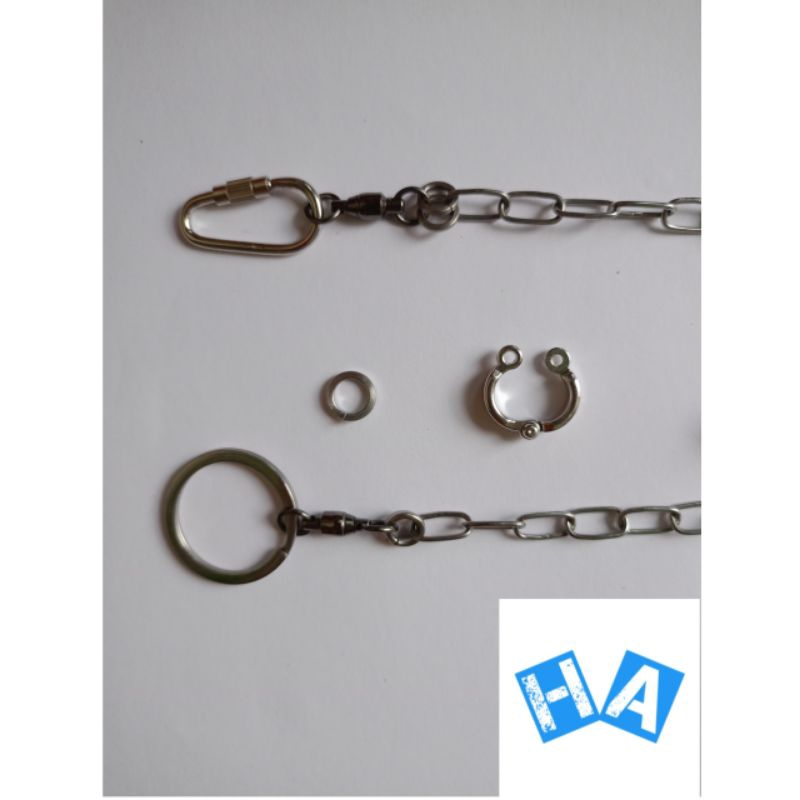 Jual RANTAI KAKI BURUNG DARI BAJA TAHAN KARAT UJUNG RING BORGOL NO.10 ...