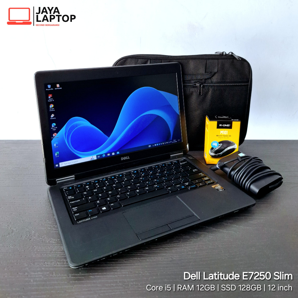 Jual Dell Latitude E7250 Slim Core i5 RAM 12GB SSD 128GB 12 inch Laptop ...