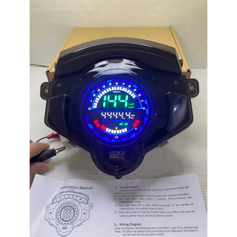 Jual Spidometer speedometer digital jupiter mx 135 new dan old | Shopee ...