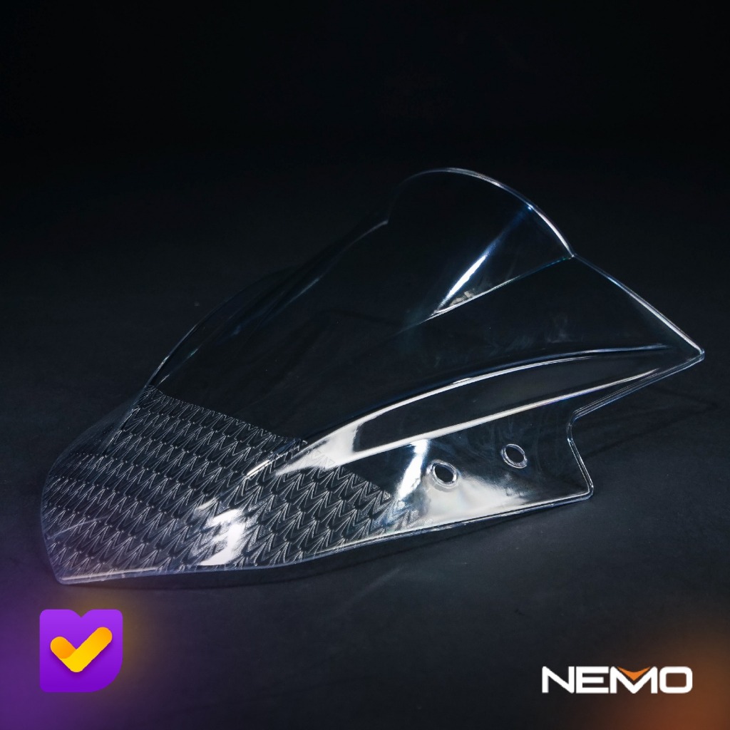 Jual Windshield Nemo Kawasaki Ninja 250 FI old Smoke dan Clear | Shopee ...