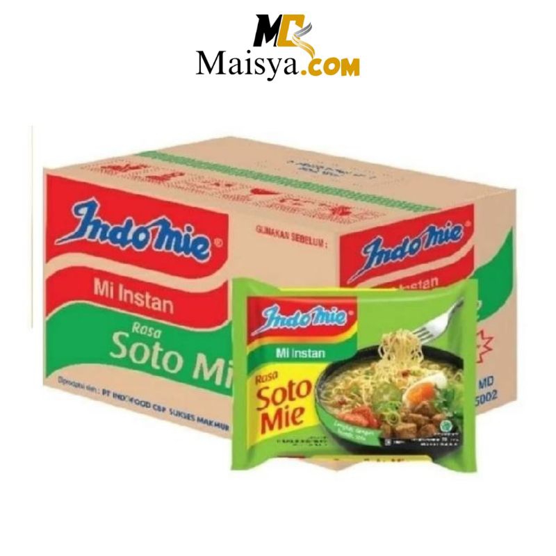 Jual INDOMIE MIE INSTANT RASA SOTO 70G (1DUS) | Shopee Indonesia