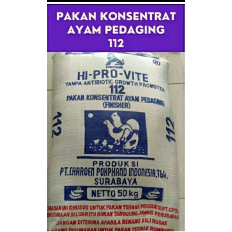 Jual Hi Pro Vite Konsentrat Ayam Pedaging 112 Pakan Unggas Ayam 1kg ...